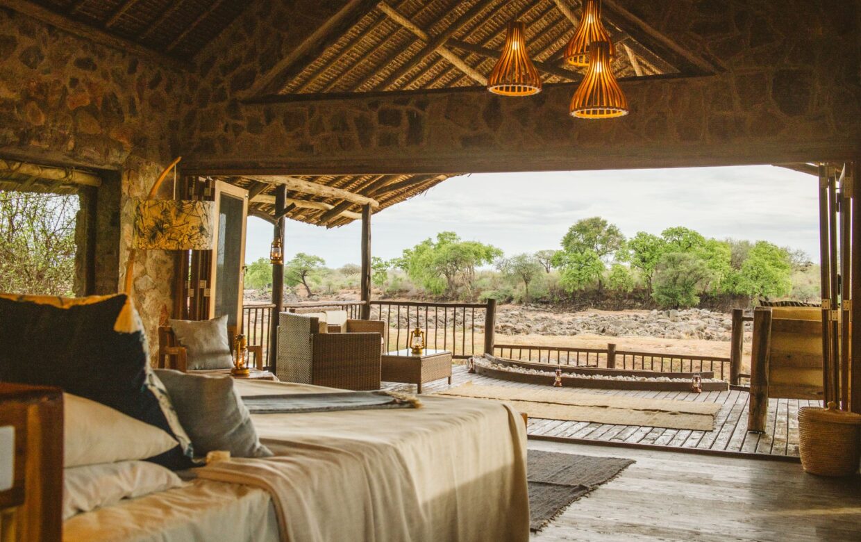 Ruaha River Lodge - Ruaha National Park locatie Tanzania