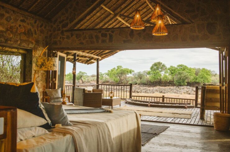 Ruaha River Lodge - Ruaha National Park locatie Tanzania