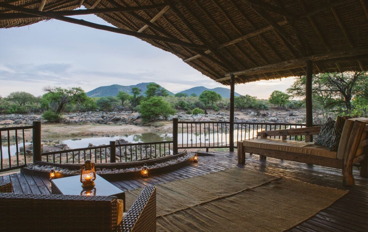 Ruaha River Lodge - Ruaha National Park locatie Tanzania