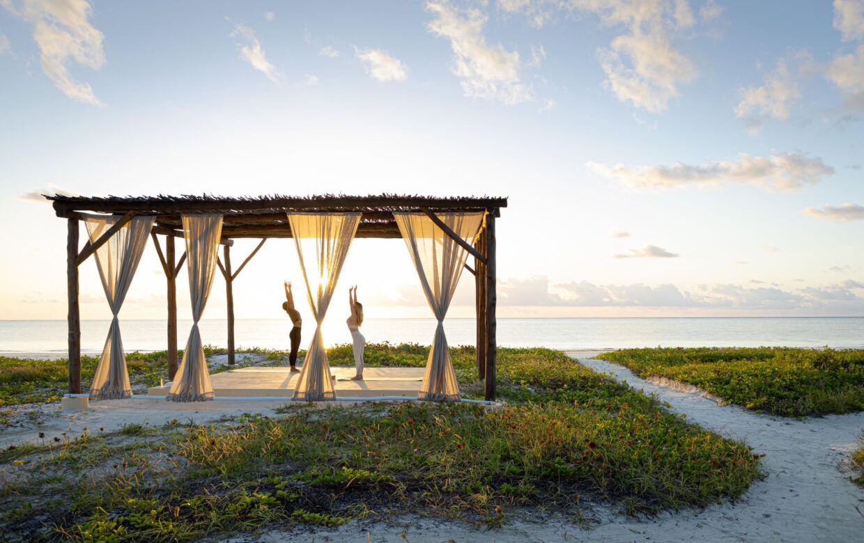 White Sands Zanzibar yoga platform - Explore Tanzania