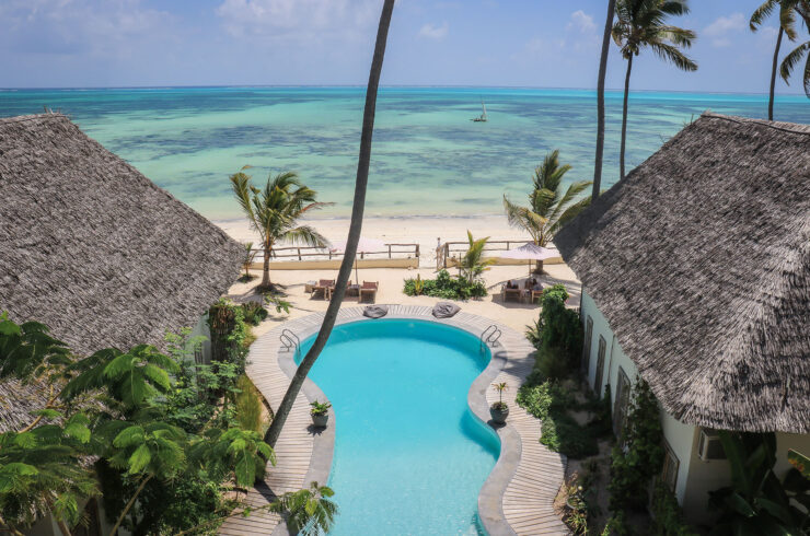 Zanzibar accommodatie - Jambiani Villa - Kati Kati uitzicht