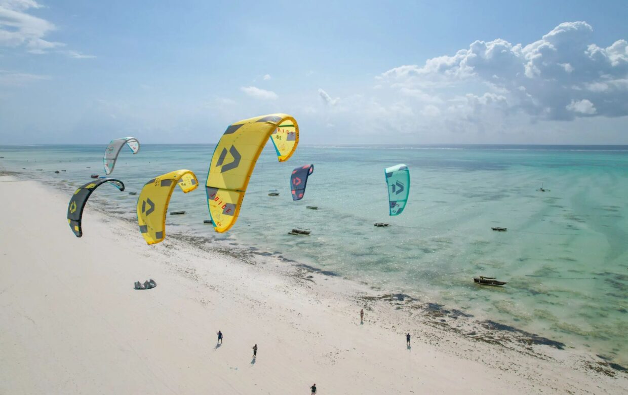 Jambiani Zanzibar kite surfen strand - Wie is de Mol 2026 locatie