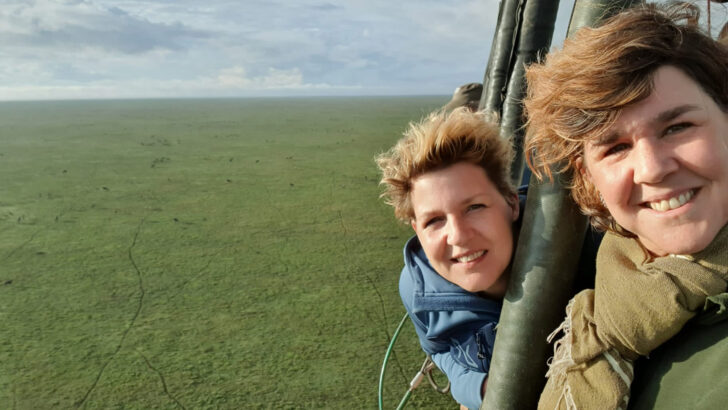 in de lucht - luchtballon